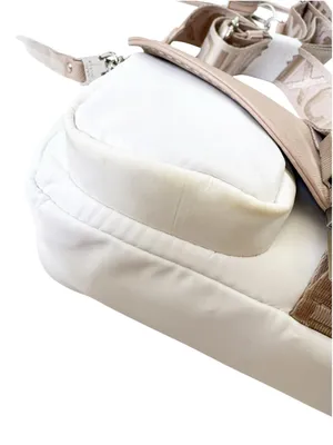 NWT Steve Madden Move Utility Crossbody Bag Cream and Tan With FLAWS thumbnail 9