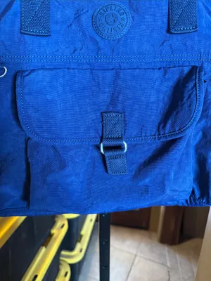Kipling Pahneiro Ink Blue Nylon Handbag Tote Water Resistant Lightweight Bag thumbnail 4