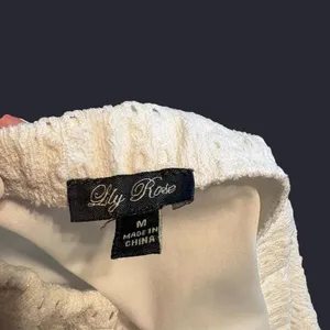 Lily Rose White patterned skirt Size M thumbnail 3