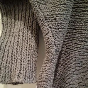 Eileen Fisher Knit Sweater Gray Pullover Chunky 100% Organic Cotton women size S thumbnail 11
