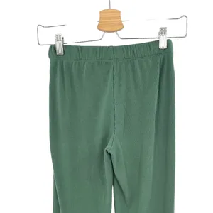 Aritzia Sunday Best Tate‎ Pants High-Waisted Flare Ribbed Stretch Green Size XS thumbnail 6