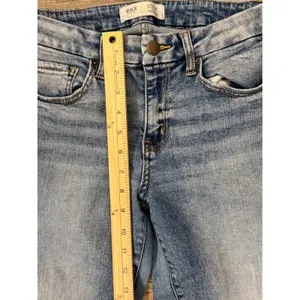 BKE Buckle Stella Mid-Rise Ankle Skinny Jeans Slim Fit Medium Wash 29x27 Stretch thumbnail 7