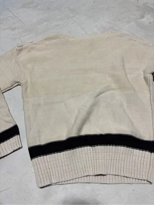 Ralph Lauren jeans co Cream Aztec Pattern Knit Sweater medium thumbnail 14