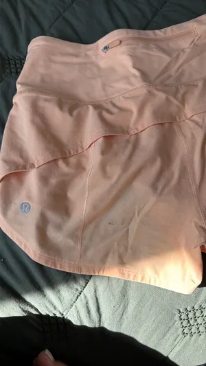 lululemon Light Peach Athletic Shorts thumbnail 3