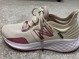 New Balance Figs Roav V1 Cream & Pink Sneakers thumbnail 1