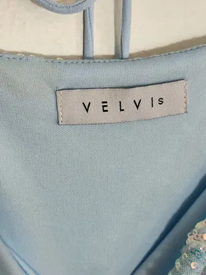 Velvi Light Blue Sequin Cocktail Dress Size Small Homecoming Dress thumbnail 10
