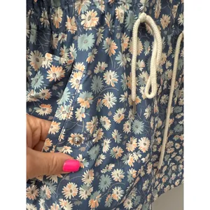 Madewell Preppy Ruffle-Neck Anorak‎ Raincoat French Floral Blue Moon Size Smalll thumbnail 9