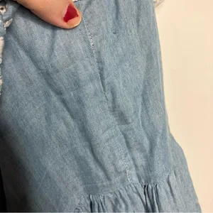 Lovers‎ + Friends off the shoulder ruffle chambray mini dress size XS thumbnail 6