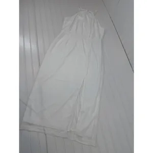 NWOT Lulus Dreamy Date Night White Sleeveless Midi Dress Wedding Cocktail Size M thumbnail 2