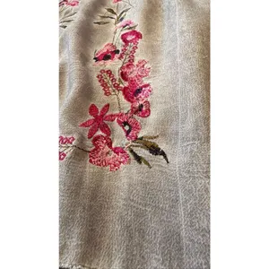 POL Embroidered Tunic Top Size L Boho Sheer Mini Dress Rayon thumbnail 8