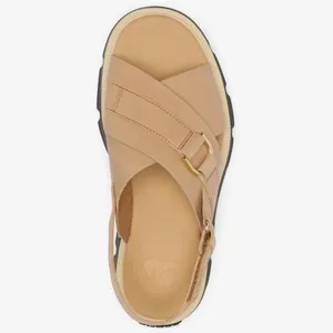 NEW Full Grain Leather Sorel Rein Cb Crisscross Sandal 9.5 $120 thumbnail 2