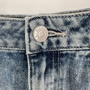 Pacsun denim blue deconstructed mini skirt size 26”‎ Size 2 festival concert thumbnail 10