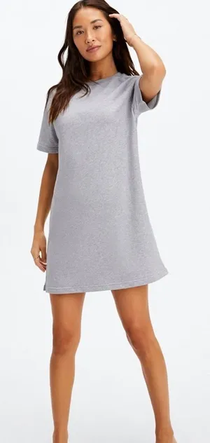 Fabletics Terry Short Sleeve Mini Dress E2* thumbnail 1