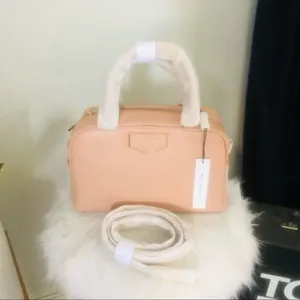 Marc Jacobs Voyager‎ Leather Mini Satchel, Luxury Italian Leather, Pink, NWT thumbnail 11