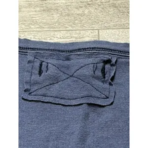 We The Free Women's Medium Blue T-Shirt V-Neck Short Sleeves Fitted A4-0021 thumbnail 7