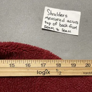 Cabelas Berber Fleece Womens Size Large Red Zip Jacket Gorpcore Country Sherpa thumbnail 11
