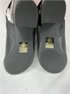 Womans New In Box City Classified Harlyn Peep Toe Sling Back Booties 8 Black thumbnail 6