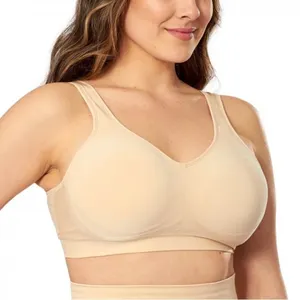 NWT Truekind daily comfort wirefree shaper bra nude size‎ 3XL thumbnail 1