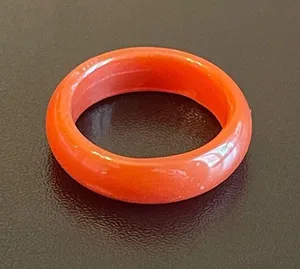 Red agate ring size 7 thumbnail 3
