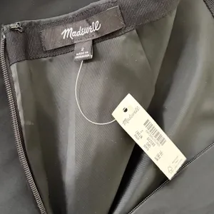 NWT Madewell Satin Mini Skirt Women's Black Size 2 thumbnail 4