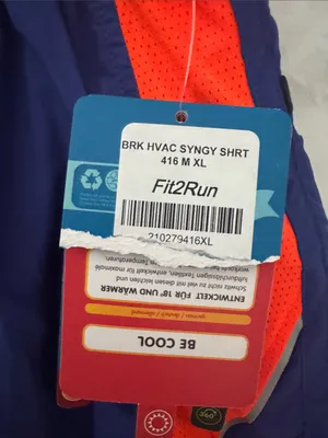 Brooks Women's Navy and Orange Athletic Running Shorts thumbnail 3