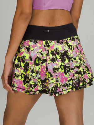 Lululemon • Pace Rival Mid-Rise Skirt Inflected Highlight Yellow Multi / Black thumbnail 9