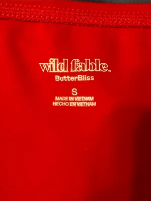 wild fable Red Fitted Cropped Tube Top thumbnail 3