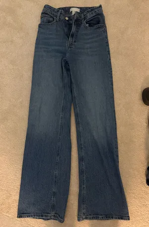 H&M Wide-Leg High-Waisted Jeans thumbnail 1