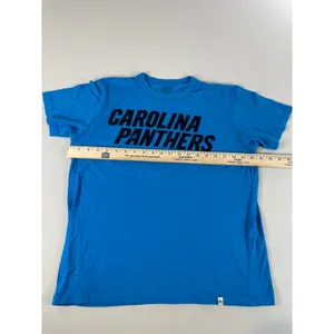 47 Brand Womens Carolina Panthers Blue Cotton Tee Shirt Size S thumbnail 9