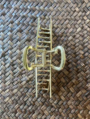 Gold Metal Hair Clip thumbnail 2
