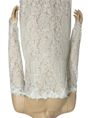 LULUS Romance Dreamer Lace Off-the-Shoulder Dress, White, 2X thumbnail 7