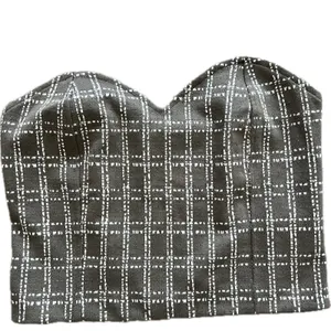 Anthropologie Maeve Strapless Corset Top Olive‎ Green Metallic Sweetheart Medium thumbnail 4