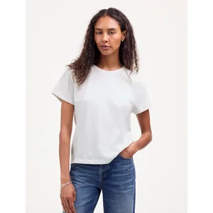 Madewell Cotton Perfect Crewneck Tee Eyelet White Basics Womens Small NWT thumbnail 5