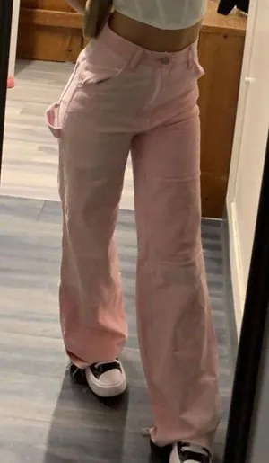 PacSun Pink Cargo Pants thumbnail 1