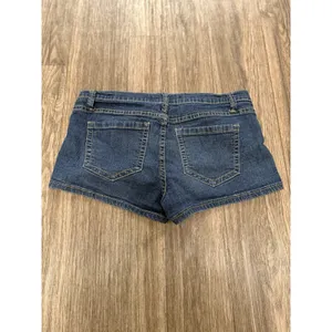 Forever 21 Shorts Womens 28 Blue‎ Dark Wash Denim Jorts Jean Y2K Summer Beach thumbnail 9