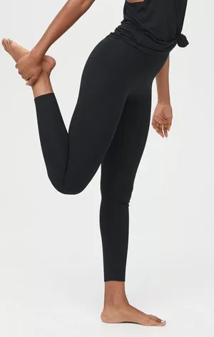 Aerie Offline Goals Hi Rise 7/8 Legging in True Black Size Large Long NWT thumbnail 1