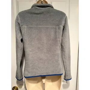 Patagonia Synchilla Snap T Fleece Womens S Gray Blue Polartec Pullover thumbnail 3