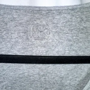 Michael Kors Womens Size Medium Silver Sequined Jersy Stretch Tank Top thumbnail 3