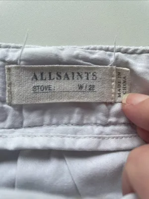 All Saints Khaki Ankle Length Chinos 28 thumbnail 4
