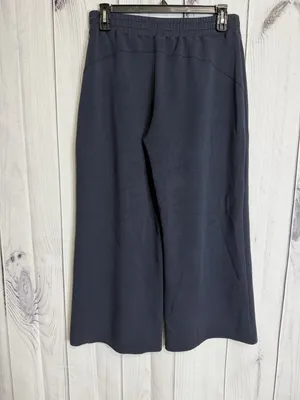 Spanx AirEssentials Women's Sz XL Navy Wide Leg Drawstring Pants Lounge 50239Q thumbnail 2