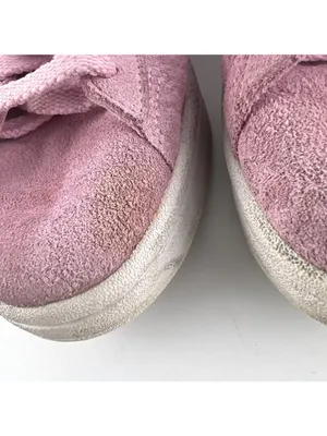 Adidas Campus Mens 5 Womens 6 00s Pink and White Suede Low Top Sneakers thumbnail 5
