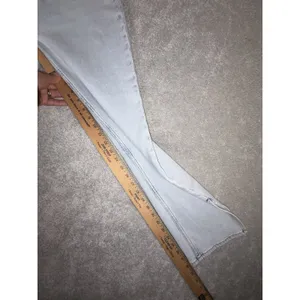 Abercrombie Fitch The Slim Straight Ultra High Rise Light Wash Denim Jeans 27/4s thumbnail 10