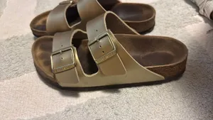 Gold Birkenstock Sandals thumbnail 7