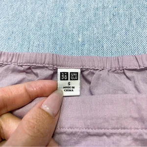 Uniqlo Puff Sleeve Blouse Size S in Purple thumbnail 3