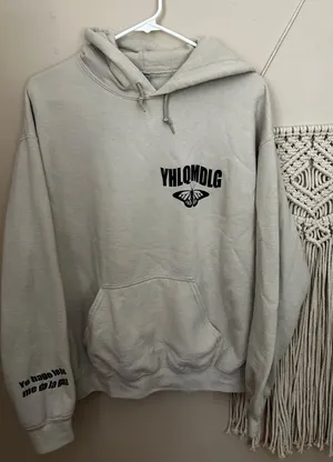 Bad Bunny Hoodie Tan Size M thumbnail 1