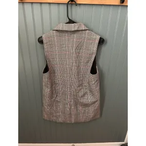 NWT Rachel Zoe Vest Size Small White Black Red Houndstooth S‎ thumbnail 3