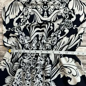 Million Bullpup Paisley Maxi Dress Halter Drop Waist Boho White Navy Small thumbnail 10