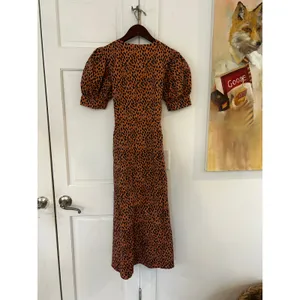 EUC Love, Whit by Whitney Port Dotted Puffed Sleeve Dress Size Medium thumbnail 5