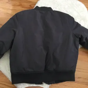 NEW LF Stores Charcoal Gray Bomber Jacket thumbnail 5
