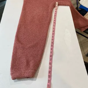 Abercrombie & Fitch Soft A&F Collection Medium Fuzzy Jogger Pants Pink thumbnail 7